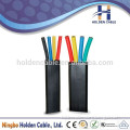 Deep well electric flat submersible pump cable